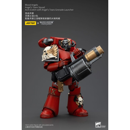 JoyToy Space Marines - Blood Angels - Angel's Tears Squad - Arch-Erelim with Angel's Tears Grenade Launcher 1/18