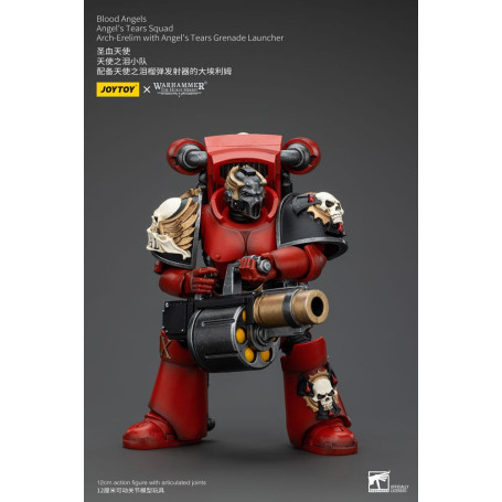JoyToy Space Marines - Blood Angels - Angel's Tears Squad - Arch-Erelim with Angel's Tears Grenade Launcher 1/18