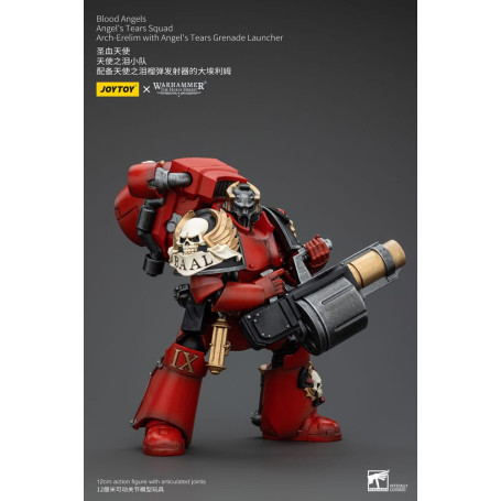 JoyToy Space Marines - Blood Angels - Angel's Tears Squad - Arch-Erelim with Angel's Tears Grenade Launcher 1/18