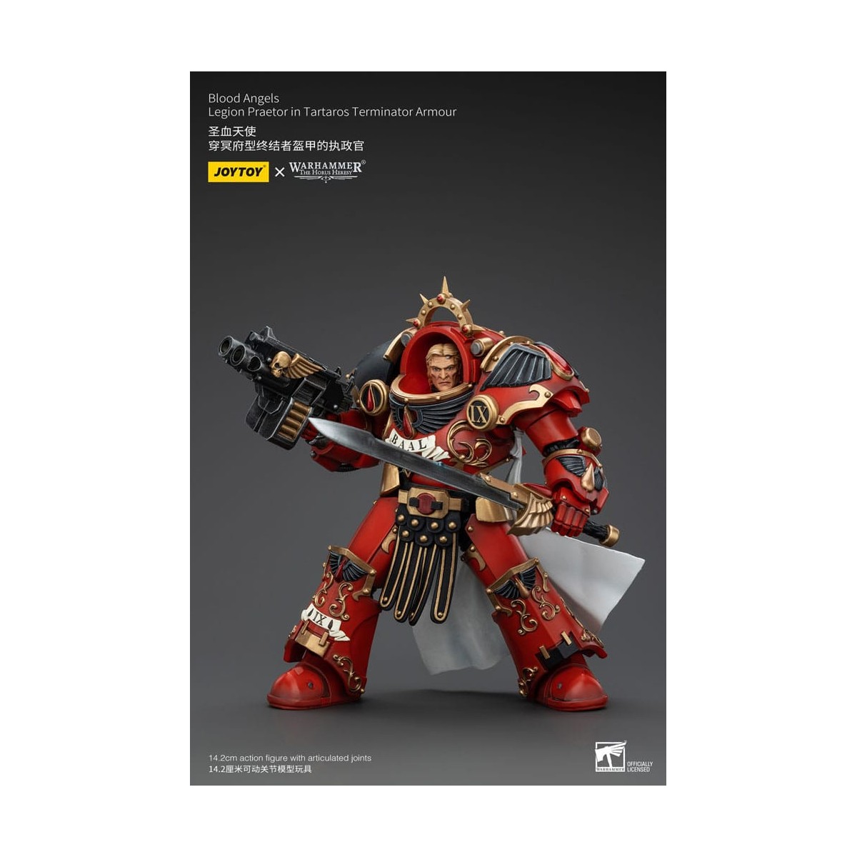 Joytoy - Warhammer - Blood Angels - Legion Praetor in Tartaros Terminator Armour - The Horus Heresy