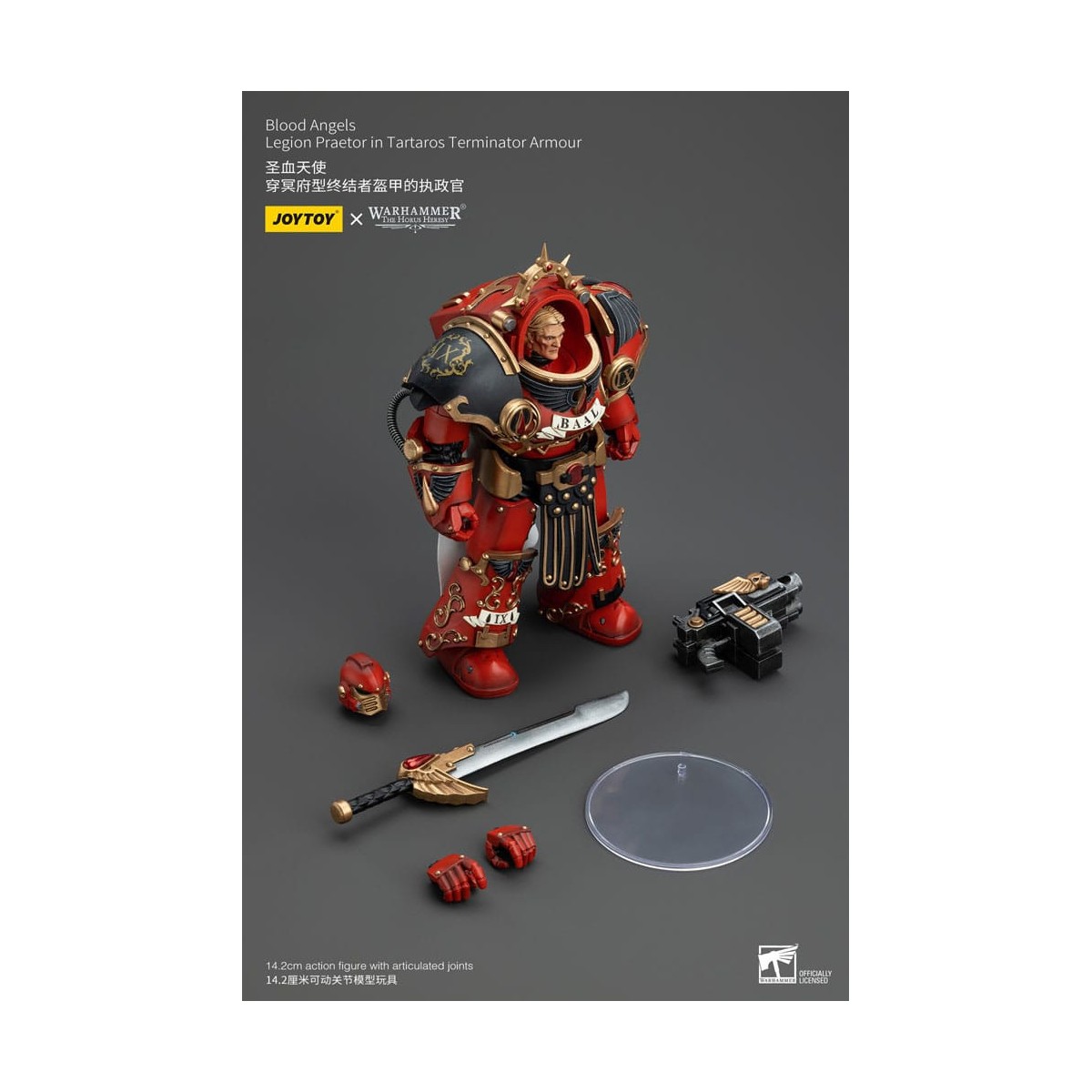 Joytoy - Warhammer - Blood Angels - Legion Praetor in Tartaros Terminator Armour - The Horus Heresy