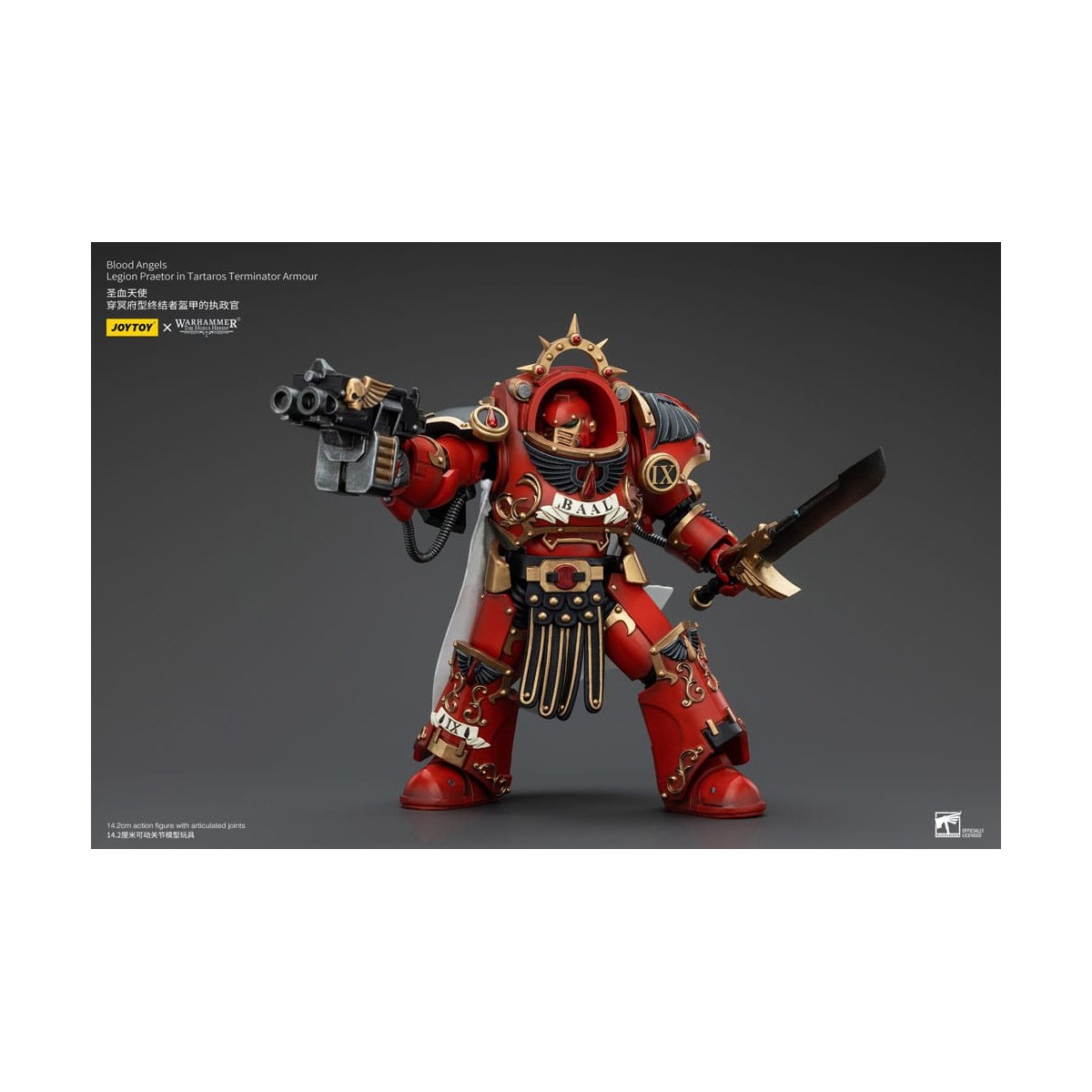 Joytoy - Warhammer - Blood Angels - Legion Praetor in Tartaros Terminator Armour - The Horus Heresy