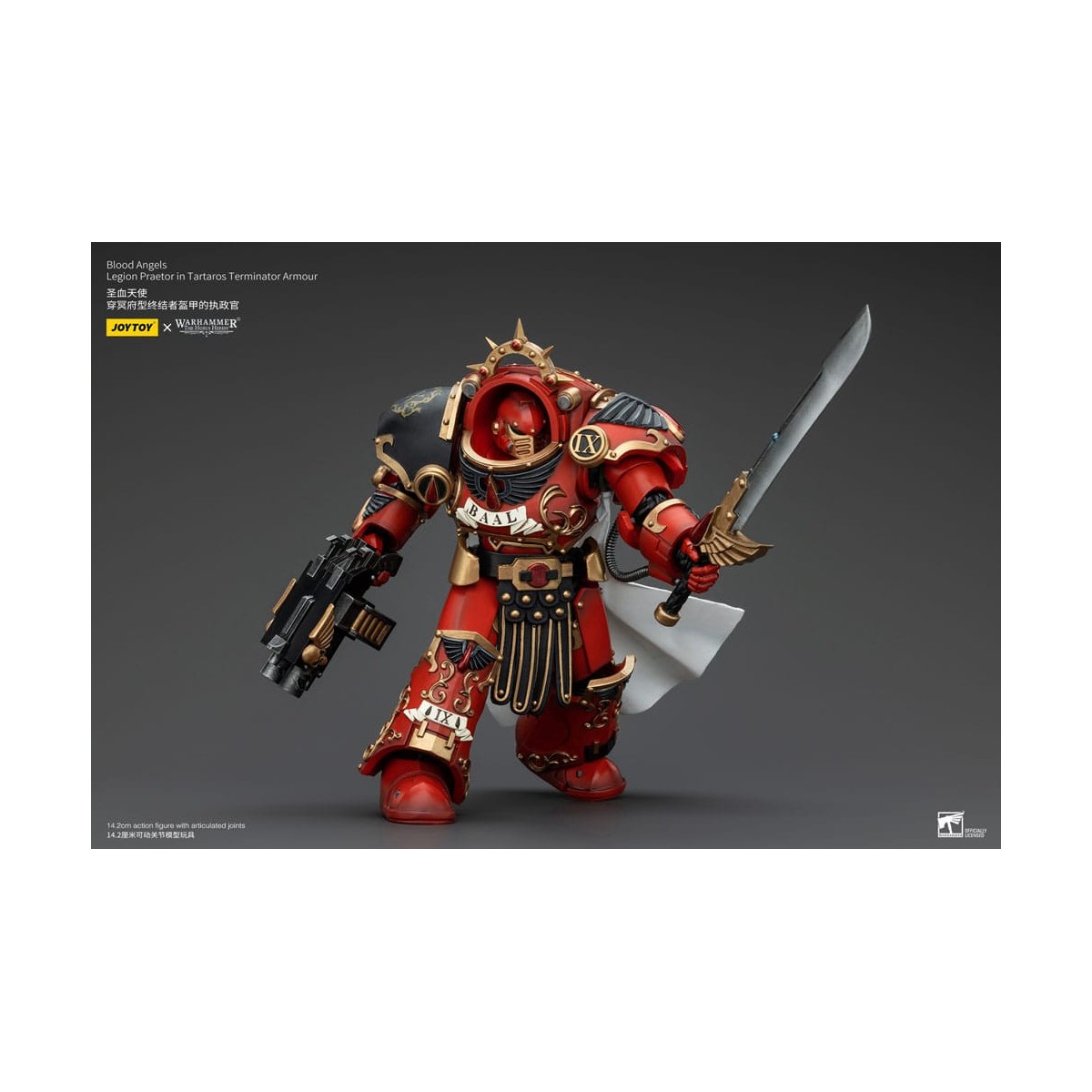 Joytoy - Warhammer - Blood Angels - Legion Praetor in Tartaros Terminator Armour - The Horus Heresy