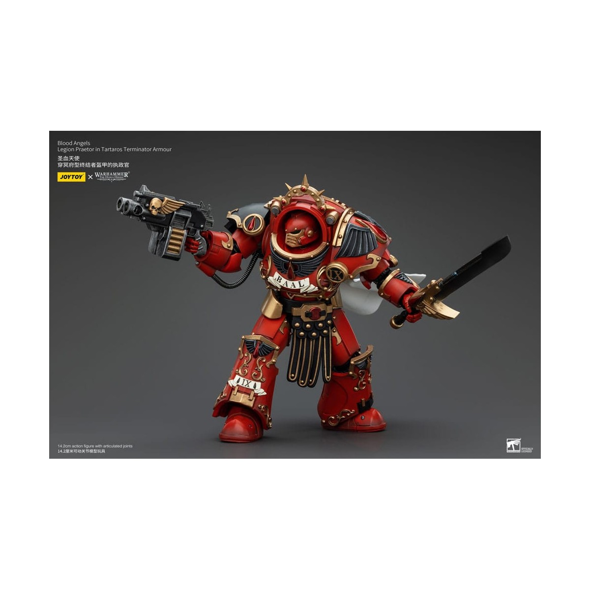 Joytoy - Warhammer - Blood Angels - Legion Praetor in Tartaros Terminator Armour - The Horus Heresy