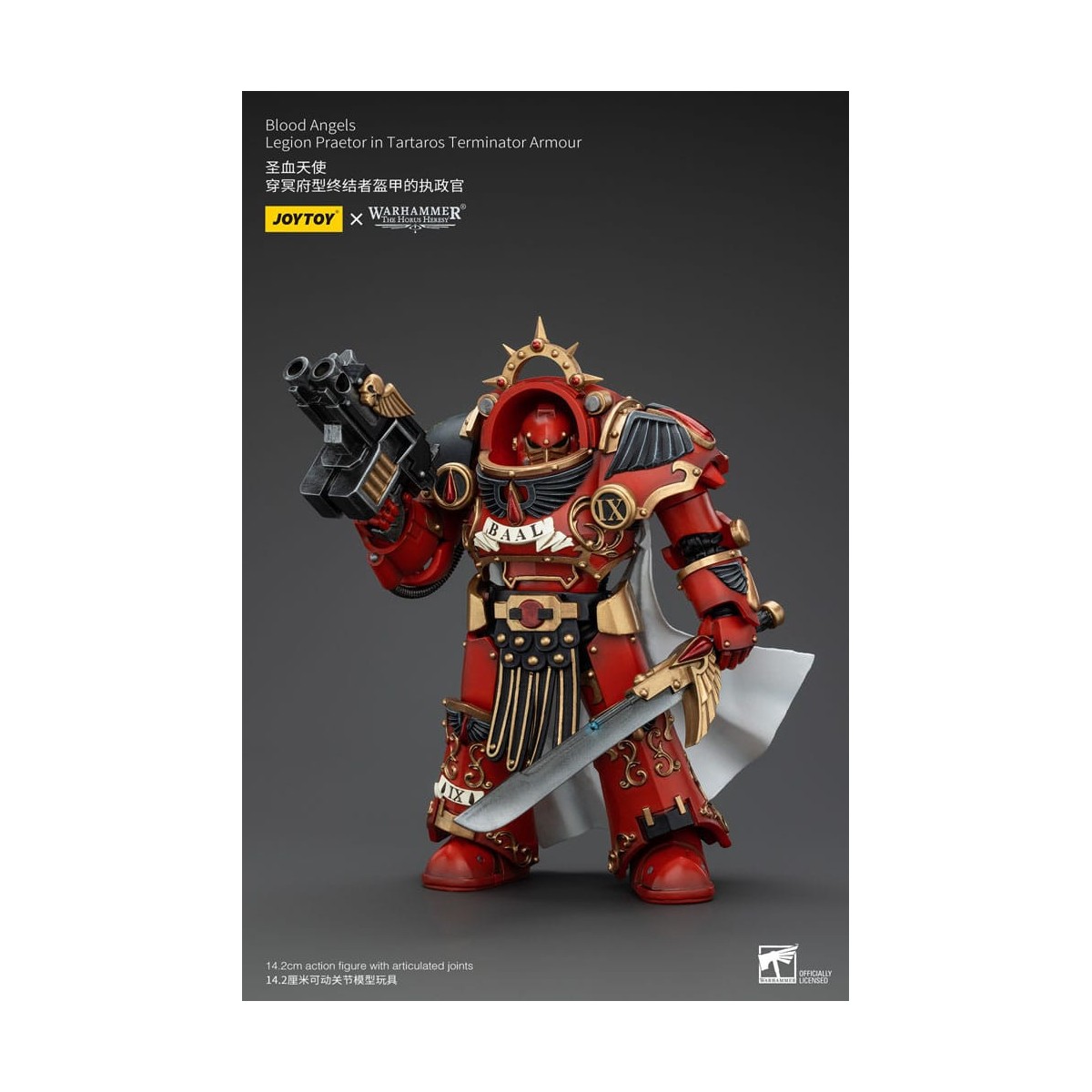 Joytoy - Warhammer - Blood Angels - Legion Praetor in Tartaros Terminator Armour - The Horus Heresy