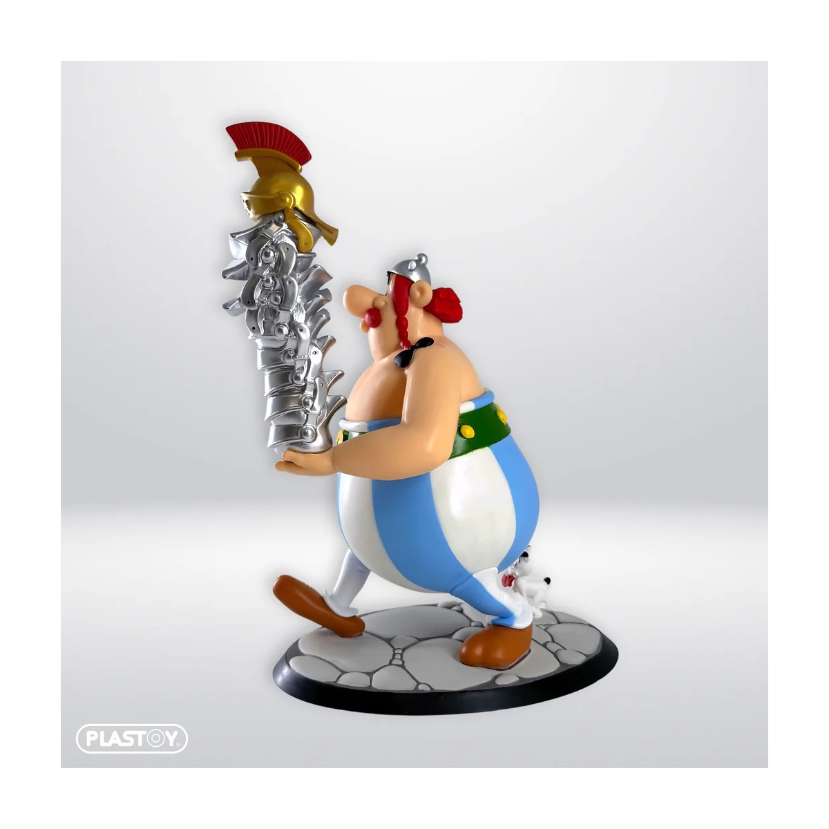 Plastoy Statuette pvc - Obelix "Stapel von Helmen"