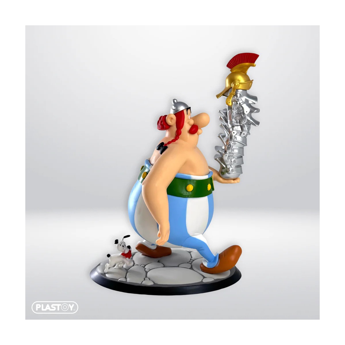 Plastoy Statuette pvc - Obelix "Stapel von Helmen"