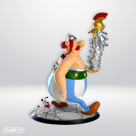 Plastoy Statuette pvc - Obelix "Stapel von Helmen"