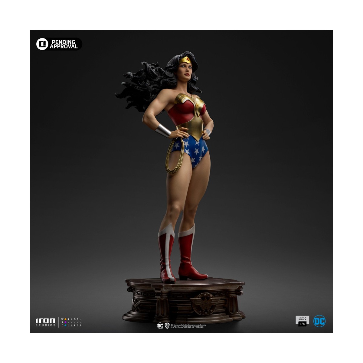 Iron Studios DC Comics - WONDER WOMAN DC TRINITY - Legacy Replica 1/4