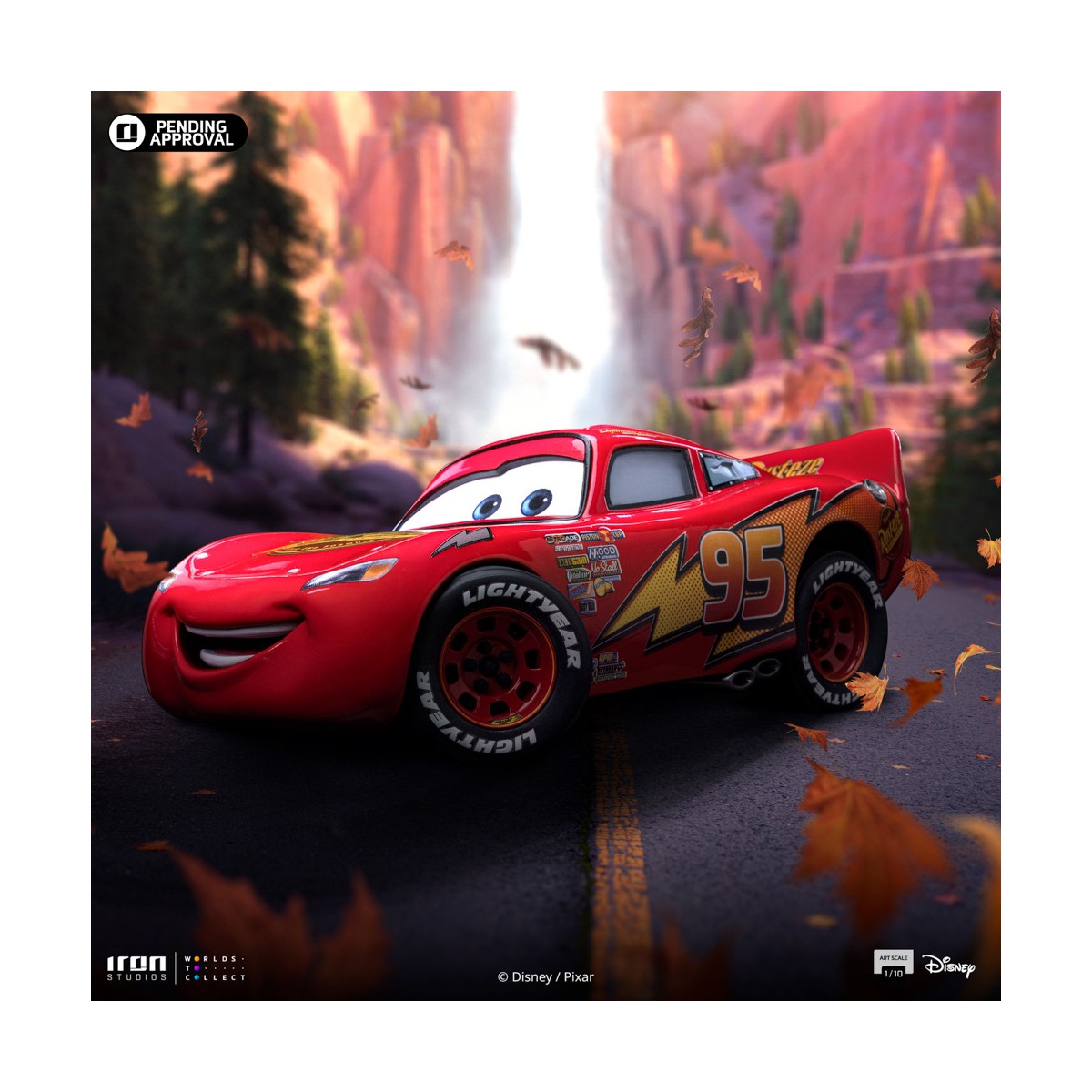 Iron Studios - Disney Pixar - BDS Art Scale Lightning McQueen 1/10 - Cars