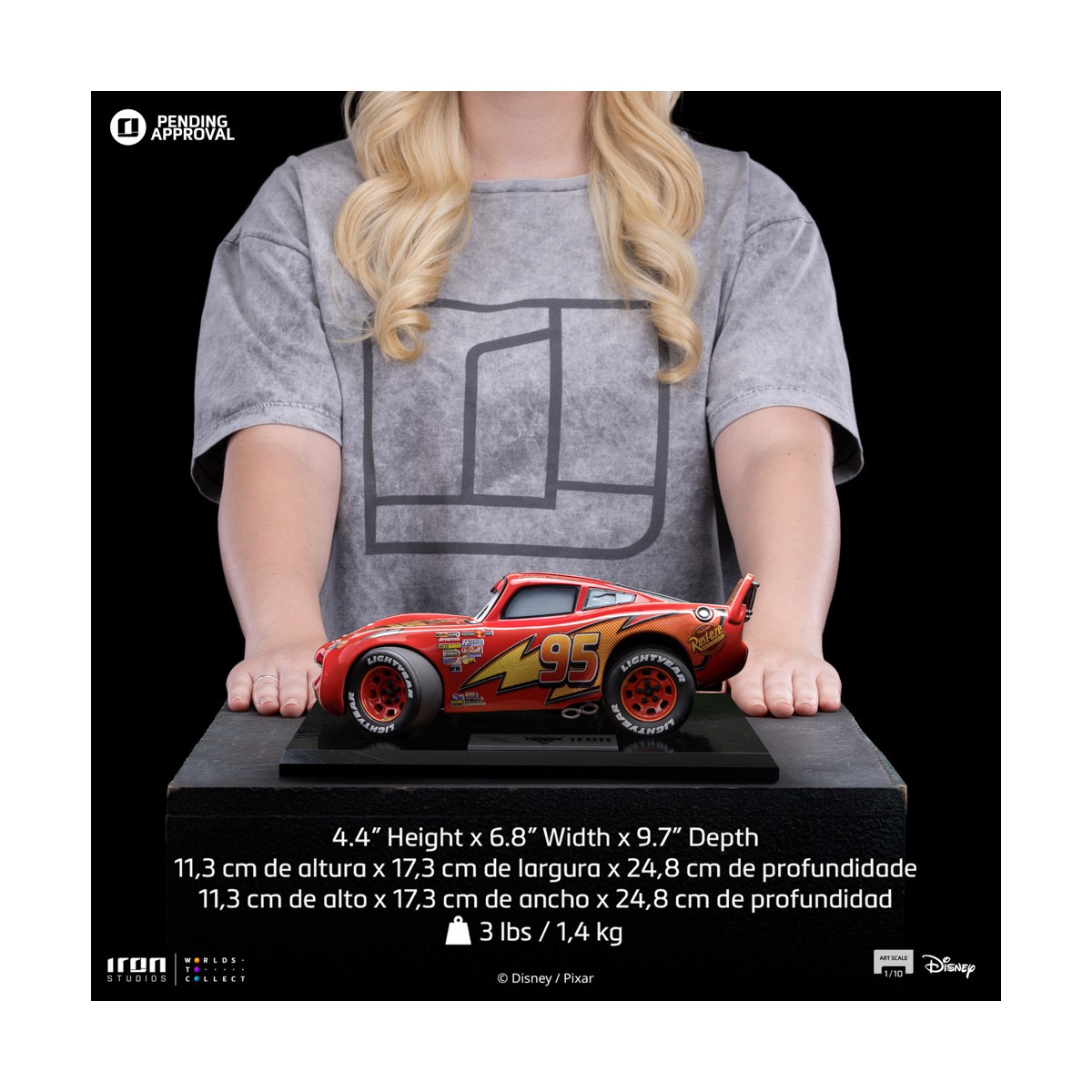 Iron Studios - Disney Pixar - BDS Art Scale Lightning McQueen 1/10 - Cars