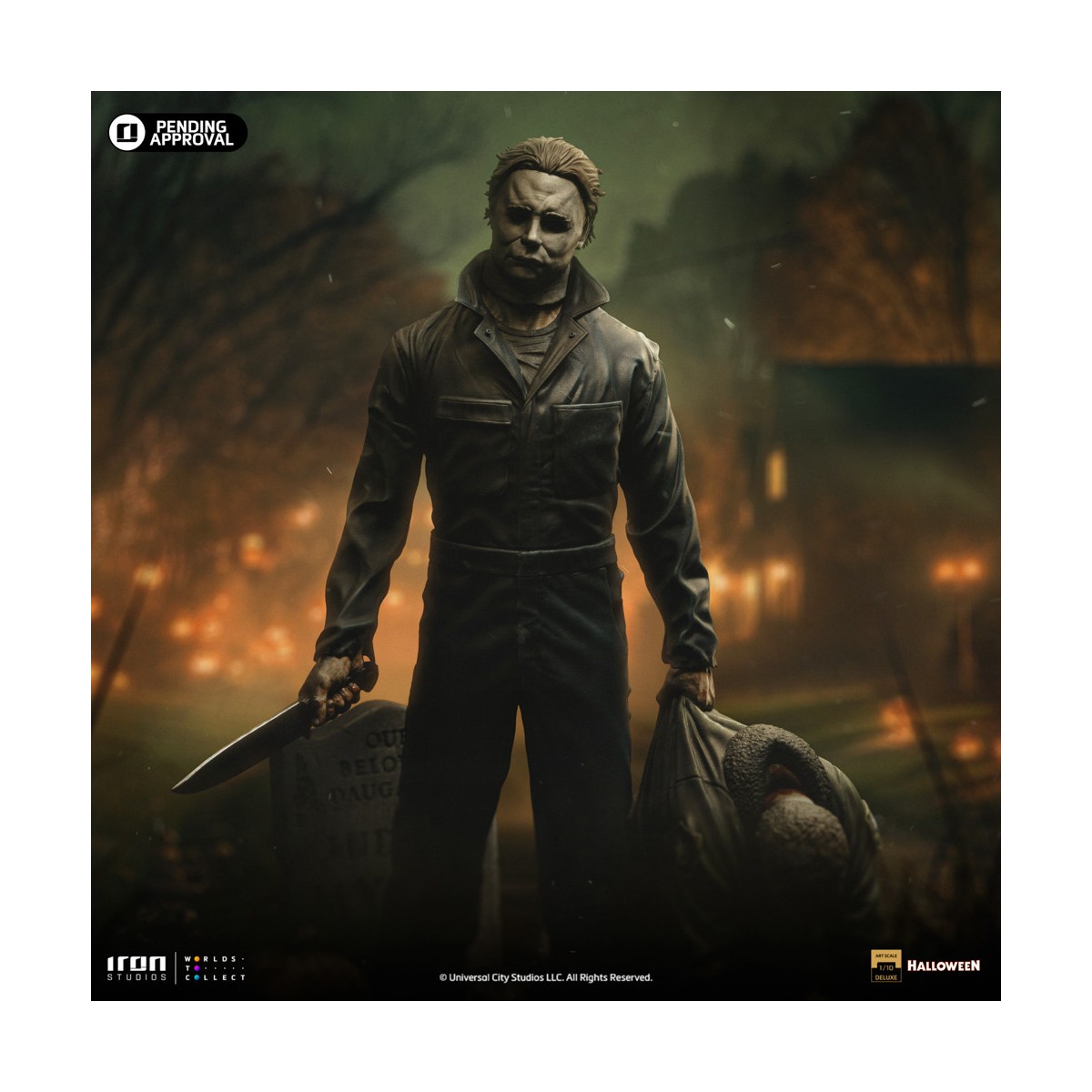 Iron Studio Horror Series - Halloween (2018) - Michael Myers Deluxe Art Scale 1/10