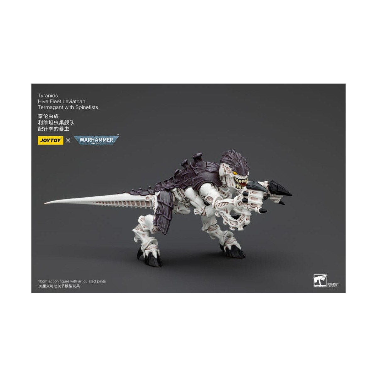 JoyToy Tyranids - Hive Fleet Leviathan Termagant with Spinefists 1/18 - Warhammer 40K
