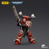 JoyToy Chaos Space Marines - World Eaters Khorne Berzerker with Eviscerator Chainsword 1/18 - Warhammer 40K