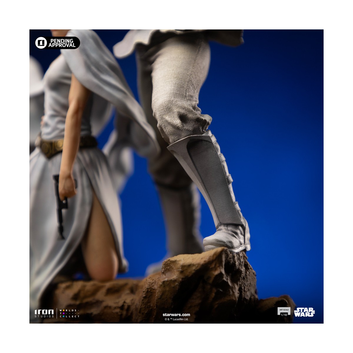 Iron Studios Star Wars - Luke & Leia Movie Poster - Deluxe Art Scale 1/10