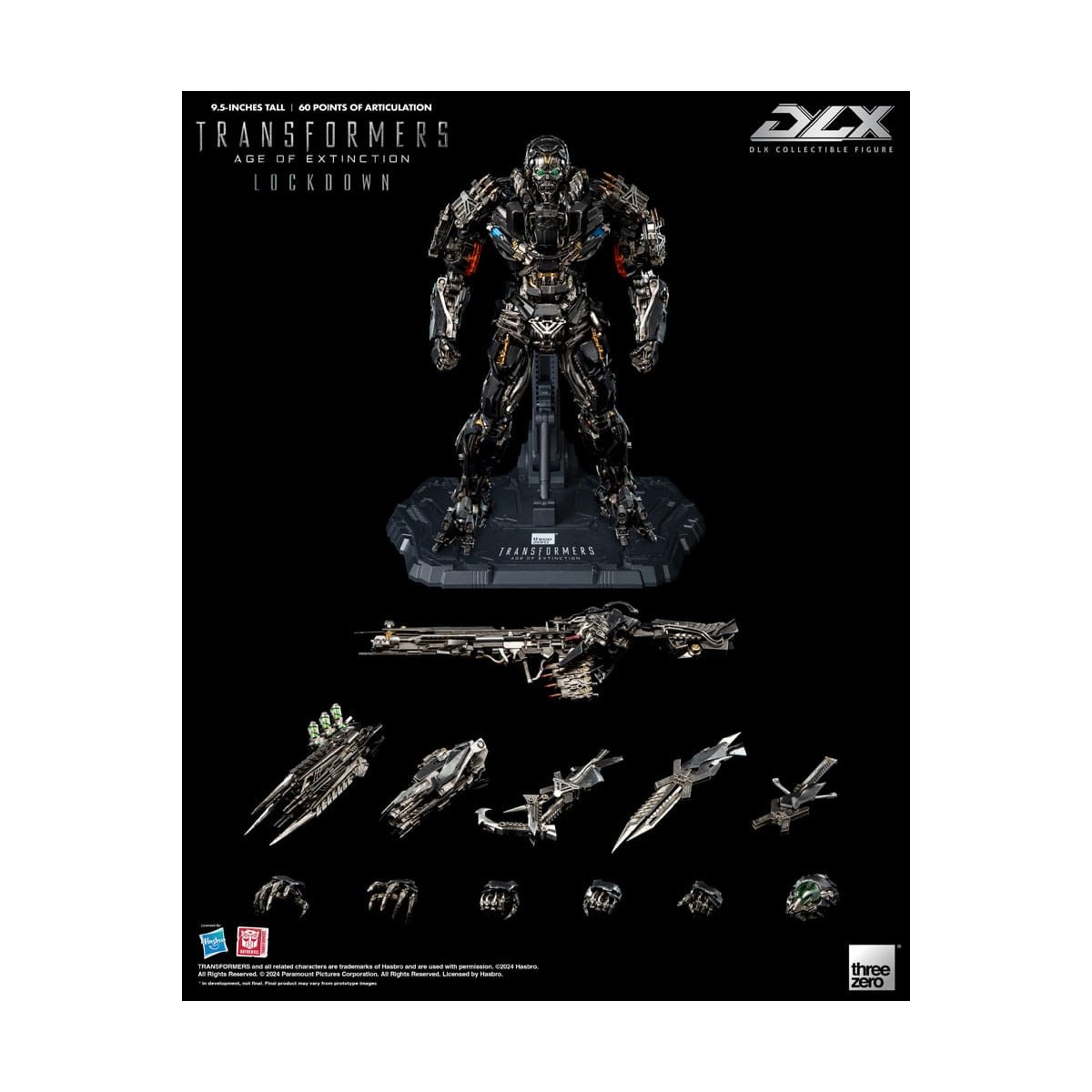Three0 Transformers - DLX LOCKDOWN 1/6 - Transformers: Age of Extinction