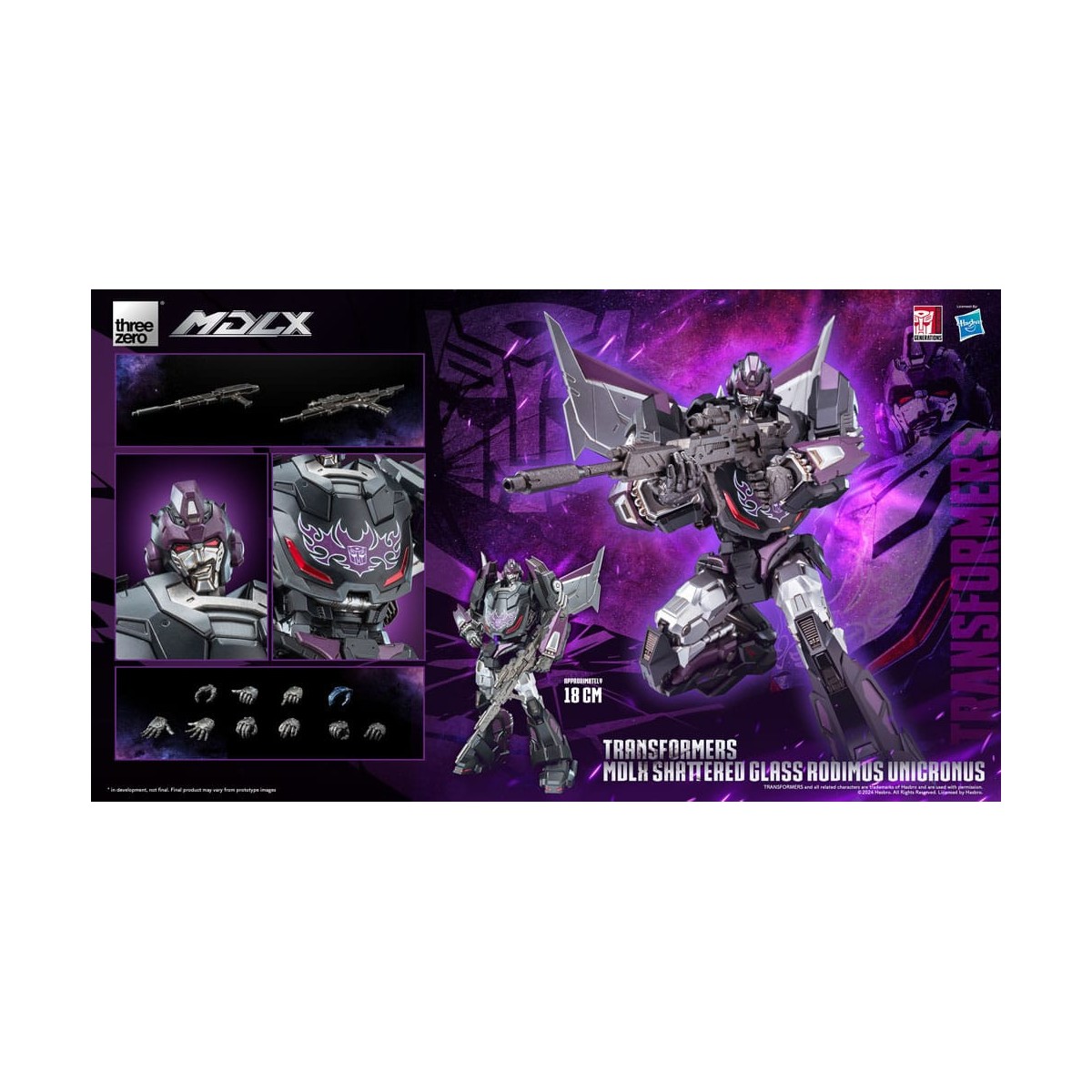 Three Zero - Transformers Shattered Glass MDLX RODIMUS UNICRONUS