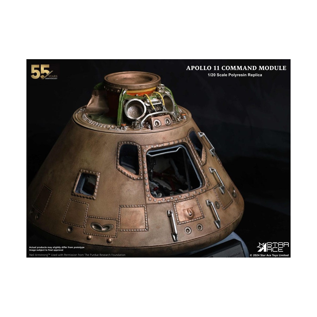 Star Ace - Apollo 11 Kommandomodul (DX) 1/20