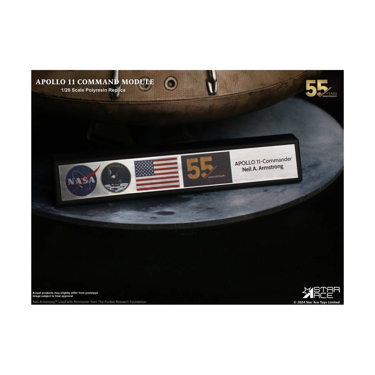 Star Ace - Apollo 11 Kommandomodul (DX) 1/20