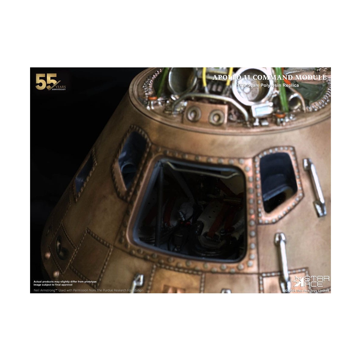 Star Ace - Apollo 11 Kommandomodul (DX) 1/20