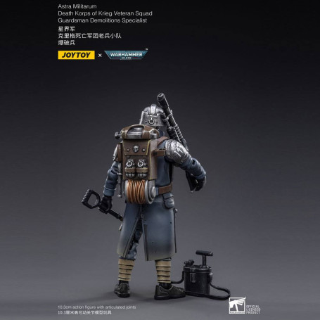 JoyToy - Death Korps of Krieg - Veteran Squad Guardsman Demolitions Specialist 1/18 - Warhammer 40K