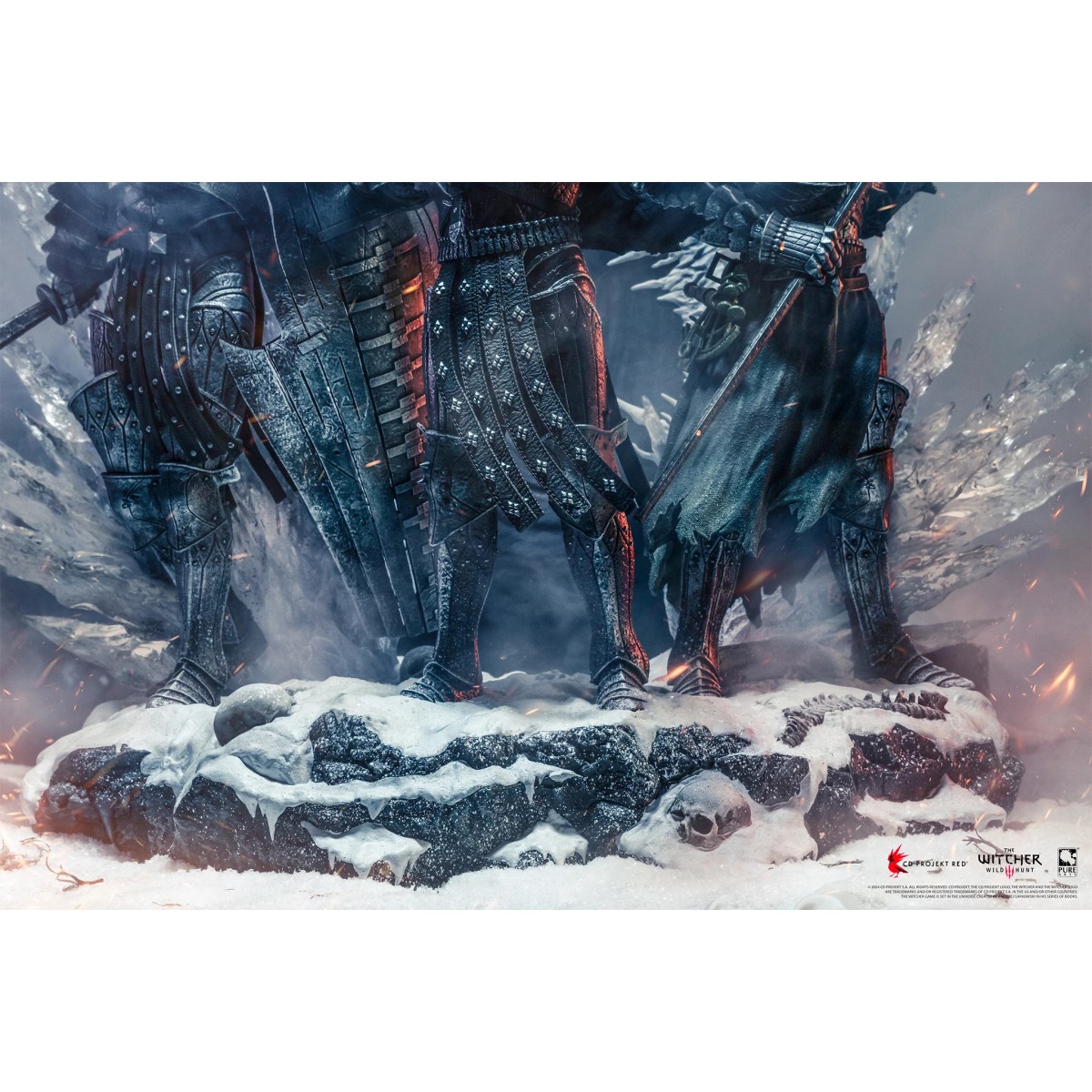 Pure Arts - The Witcher 3: Wild Hunt - Der wilde Hunter Diorama 1/6