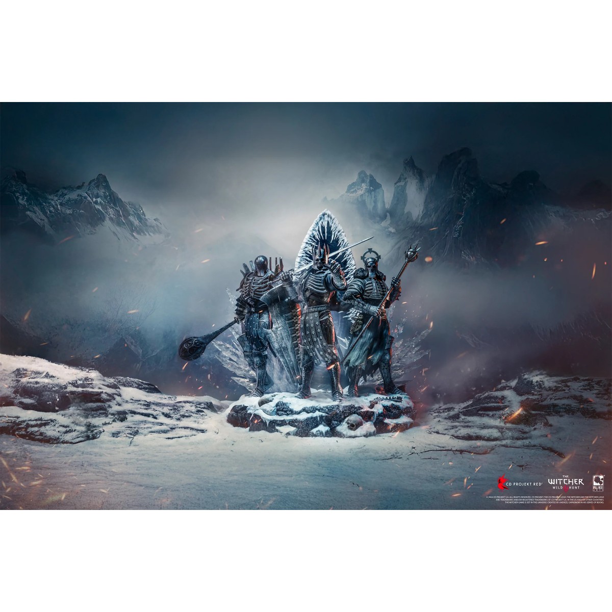 Pure Arts - The Witcher 3: Wild Hunt - Der wilde Hunter Diorama 1/6
