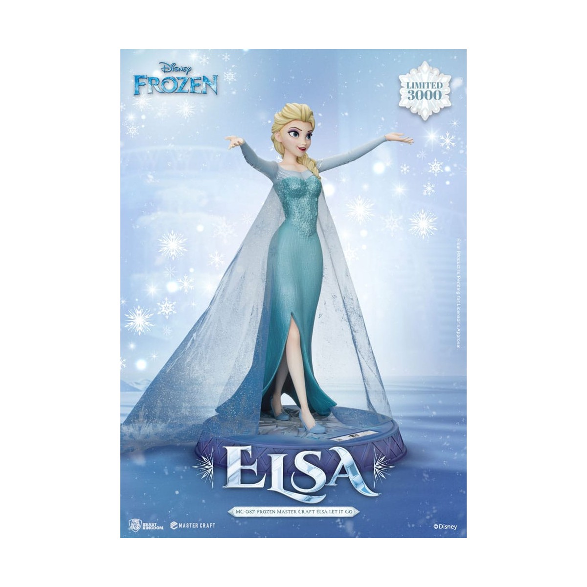 Beast Kingdom Disney - Master Craft Elsa "Let It Go" - Die Schneekönigin