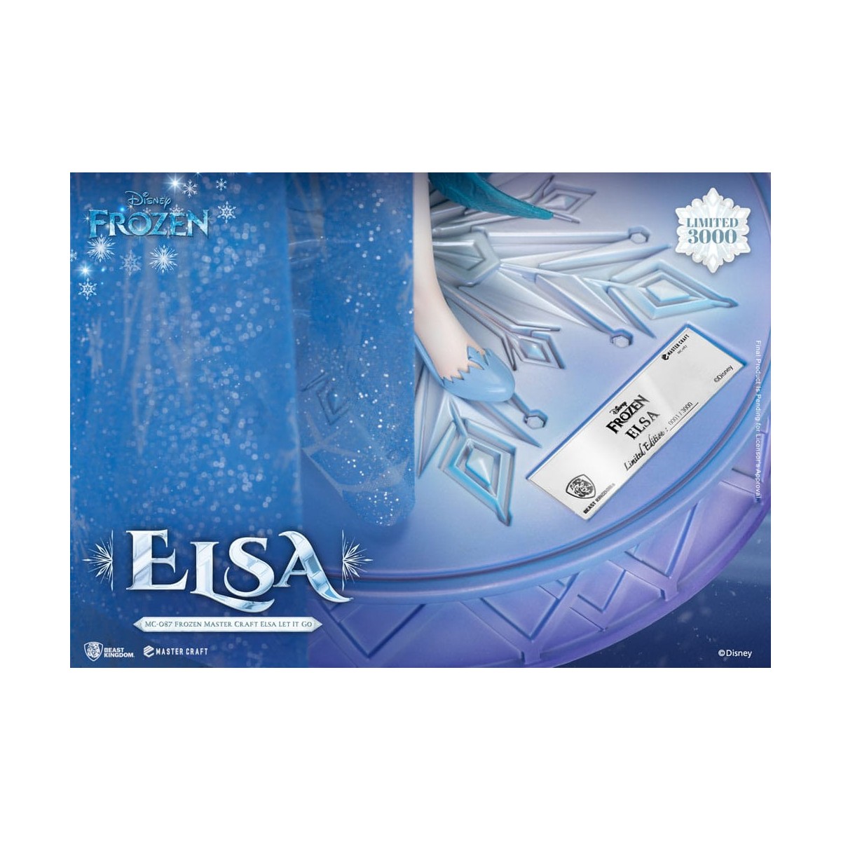Beast Kingdom Disney - Master Craft Elsa "Let It Go" - Die Schneekönigin
