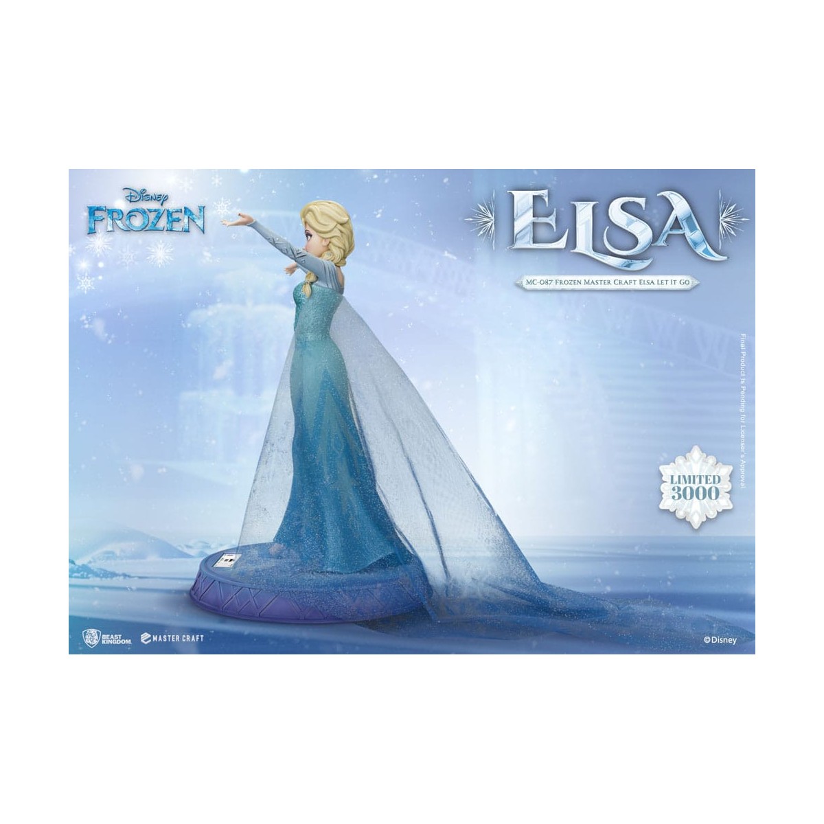 Beast Kingdom Disney - Master Craft Elsa "Let It Go" - Die Schneekönigin
