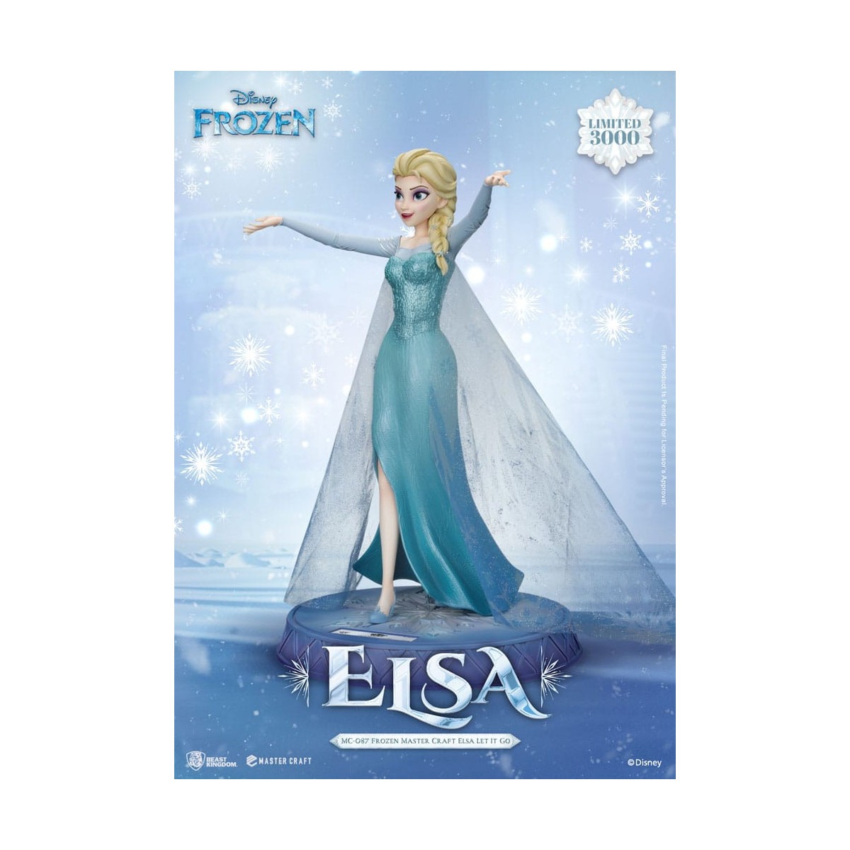 Beast Kingdom Disney - Master Craft Elsa "Let It Go" - Die Schneekönigin