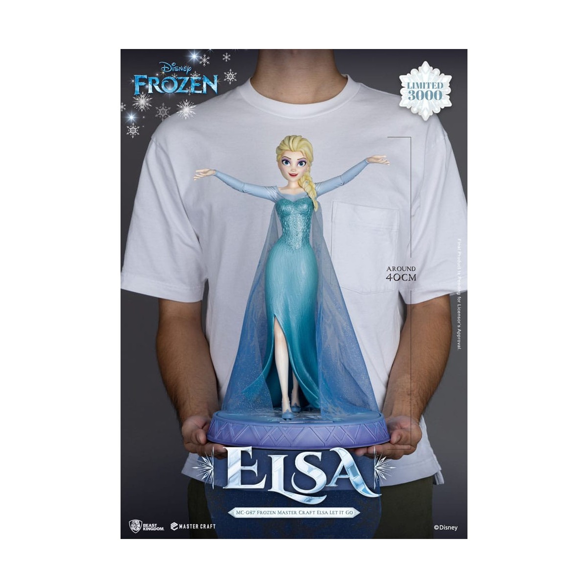 Beast Kingdom Disney - Master Craft Elsa "Let It Go" - Die Schneekönigin