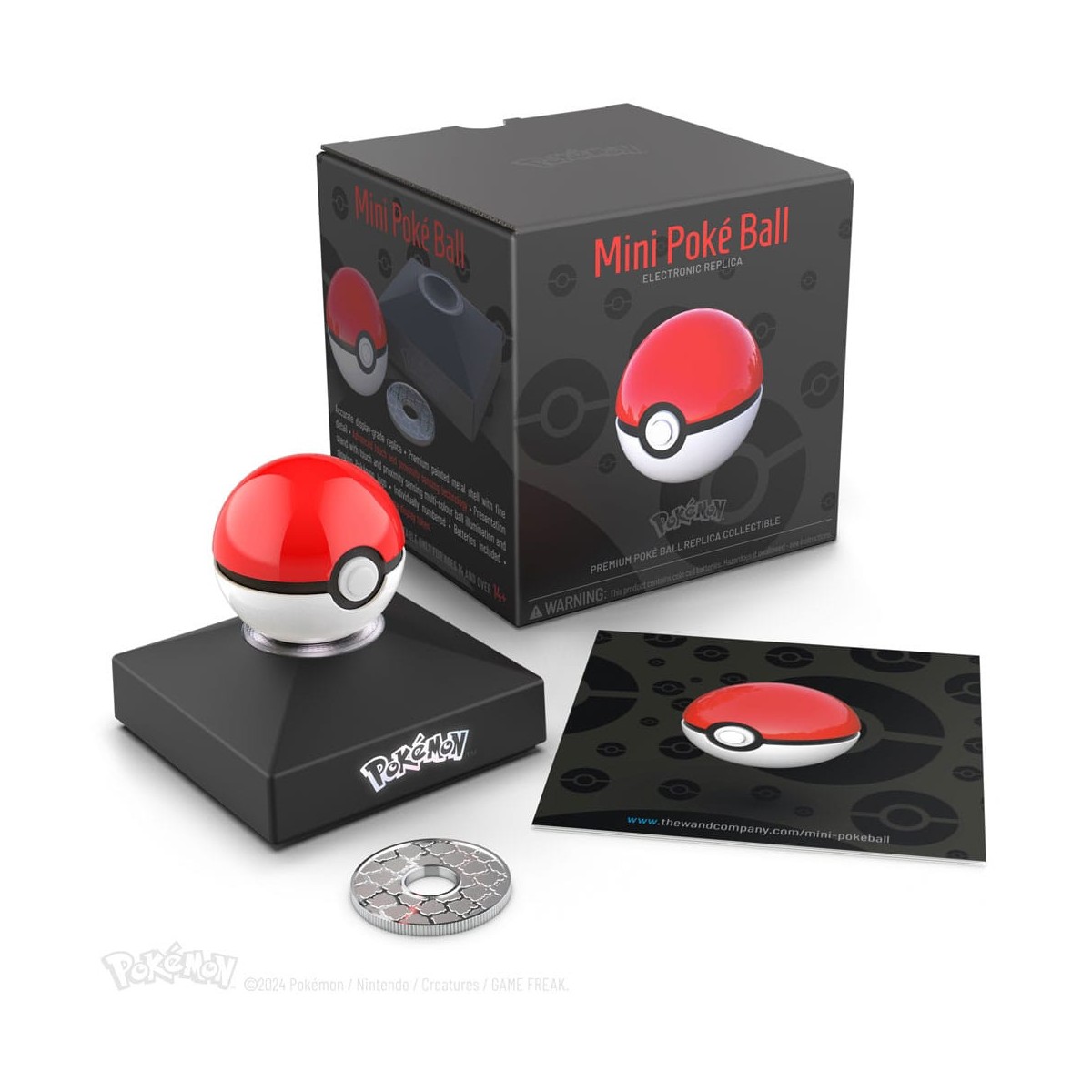 Wand Company - Pokémon Replica Diecast - Mini Pokeball