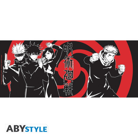 ABYstyle - Jujutsu Kaisen - Becher - 320 ml - Gruppe schwarz & weiß