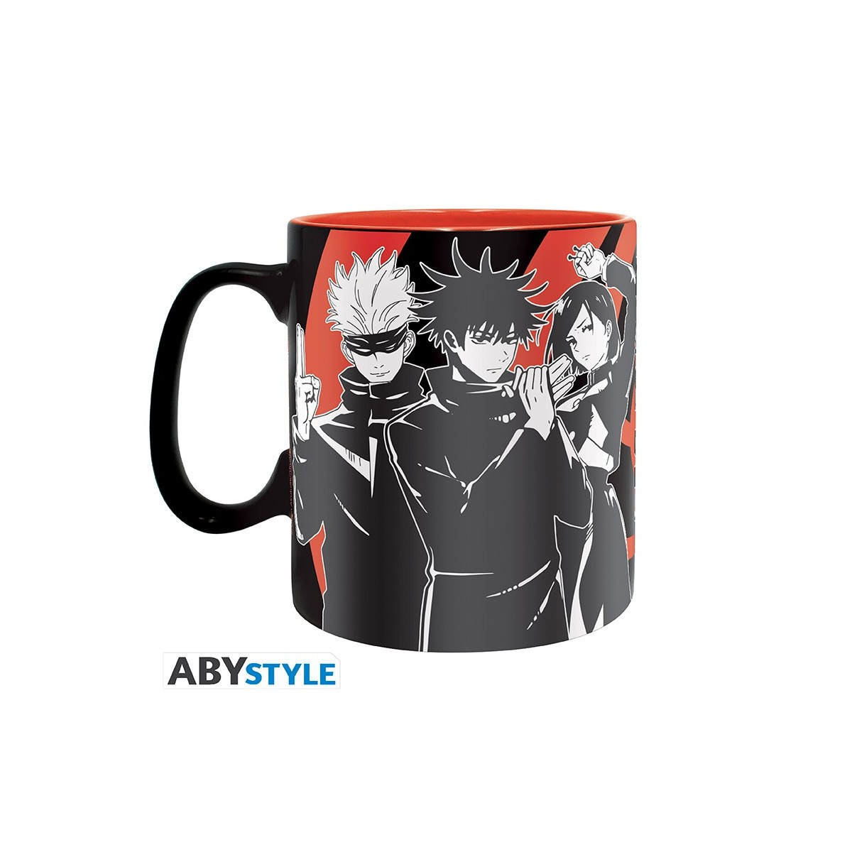 ABYstyle - Jujutsu Kaisen - Becher - 320 ml - Gruppe schwarz & weiß
