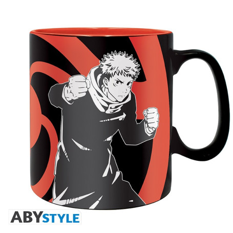 ABYstyle - Jujutsu Kaisen - Becher - 320 ml - Gruppe schwarz & weiß
