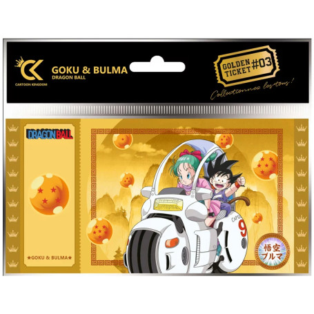 Cartoon Kingdom - 10er-Pack Goldene Tickets Dragon Ball