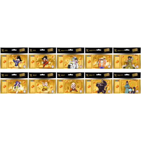 Cartoon Kingdom - 10er-Pack Goldene Tickets Dragon Ball