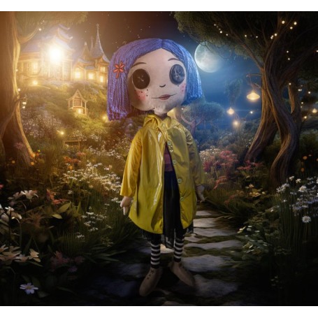 Kidrobot Coraline - Coraline with Button Eyes - Lebensgroße Puppe 1/1