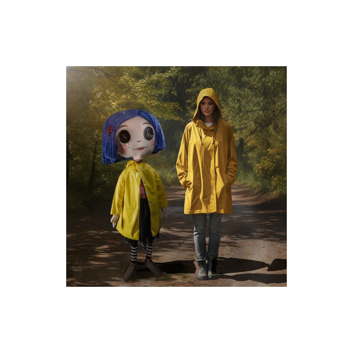 Kidrobot Coraline - Coraline with Button Eyes - Lebensgroße Puppe 1/1