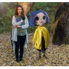 Kidrobot Coraline - Coraline with Button Eyes - Lebensgroße Puppe 1/1