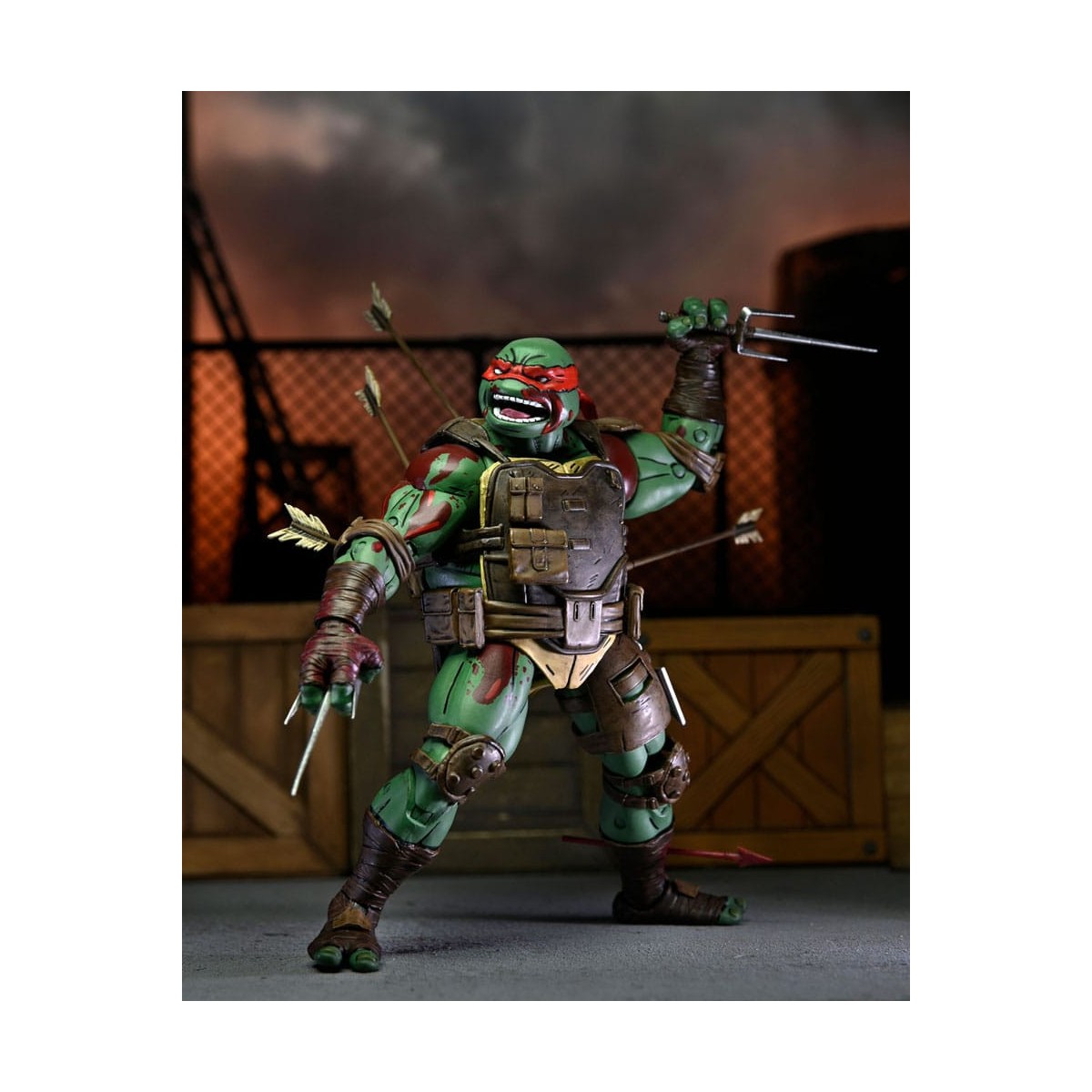 NECA - IDW Comics - Ultimate First to Fall RAPHAEL The Last Ronin - TMNT - Teenage Mutant Ninja Turtles