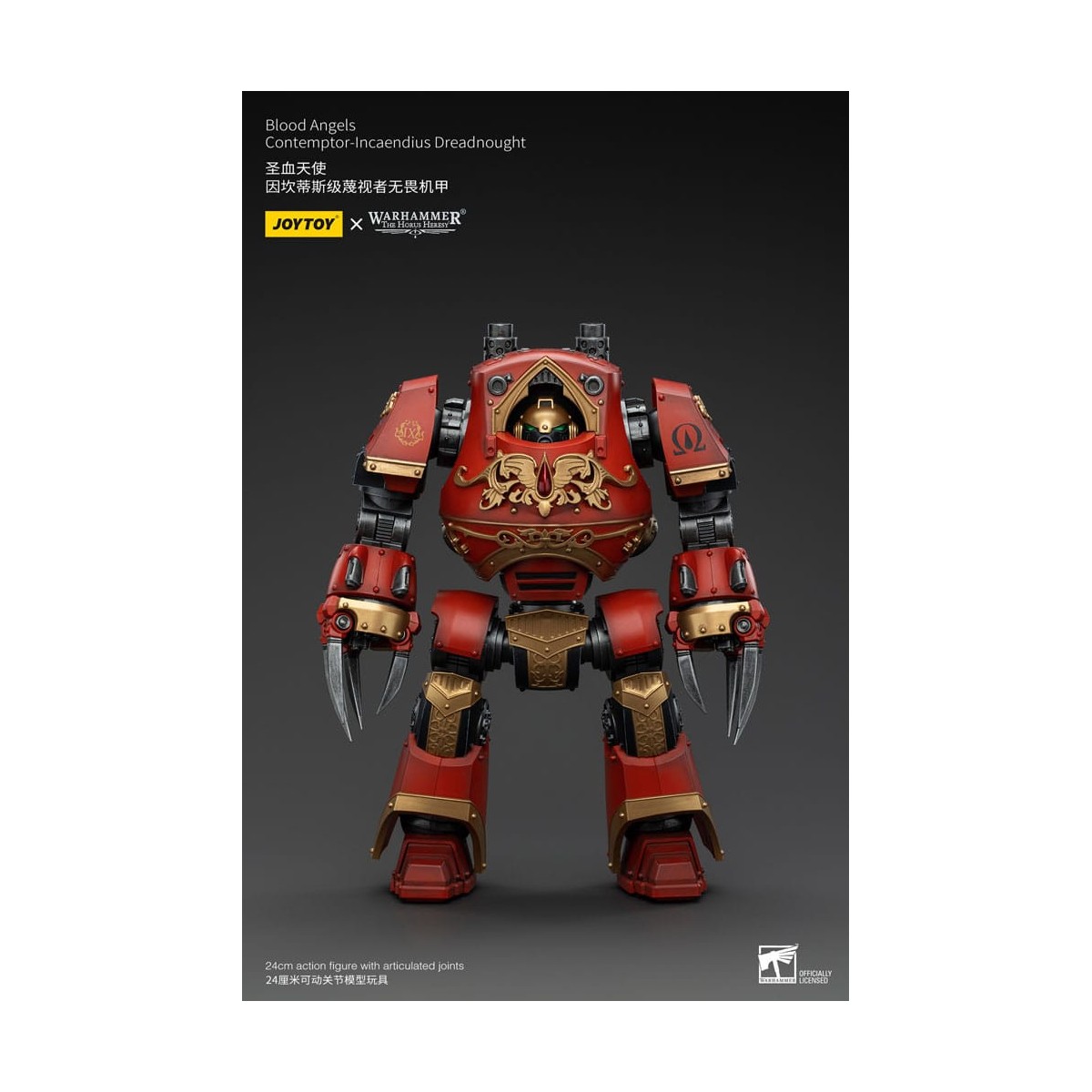 Joytoy - Warhammer - Blood Angels - Contemptor-Incaendius Dreadnought - The Horus Heresy