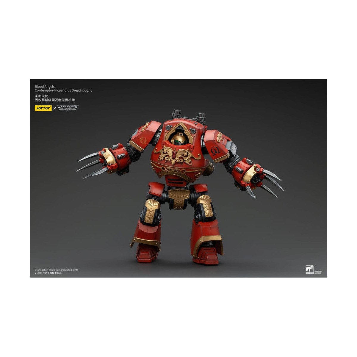 Joytoy - Warhammer - Blood Angels - Contemptor-Incaendius Dreadnought - The Horus Heresy