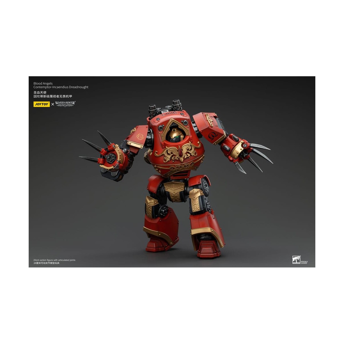 Joytoy - Warhammer - Blood Angels - Contemptor-Incaendius Dreadnought - The Horus Heresy