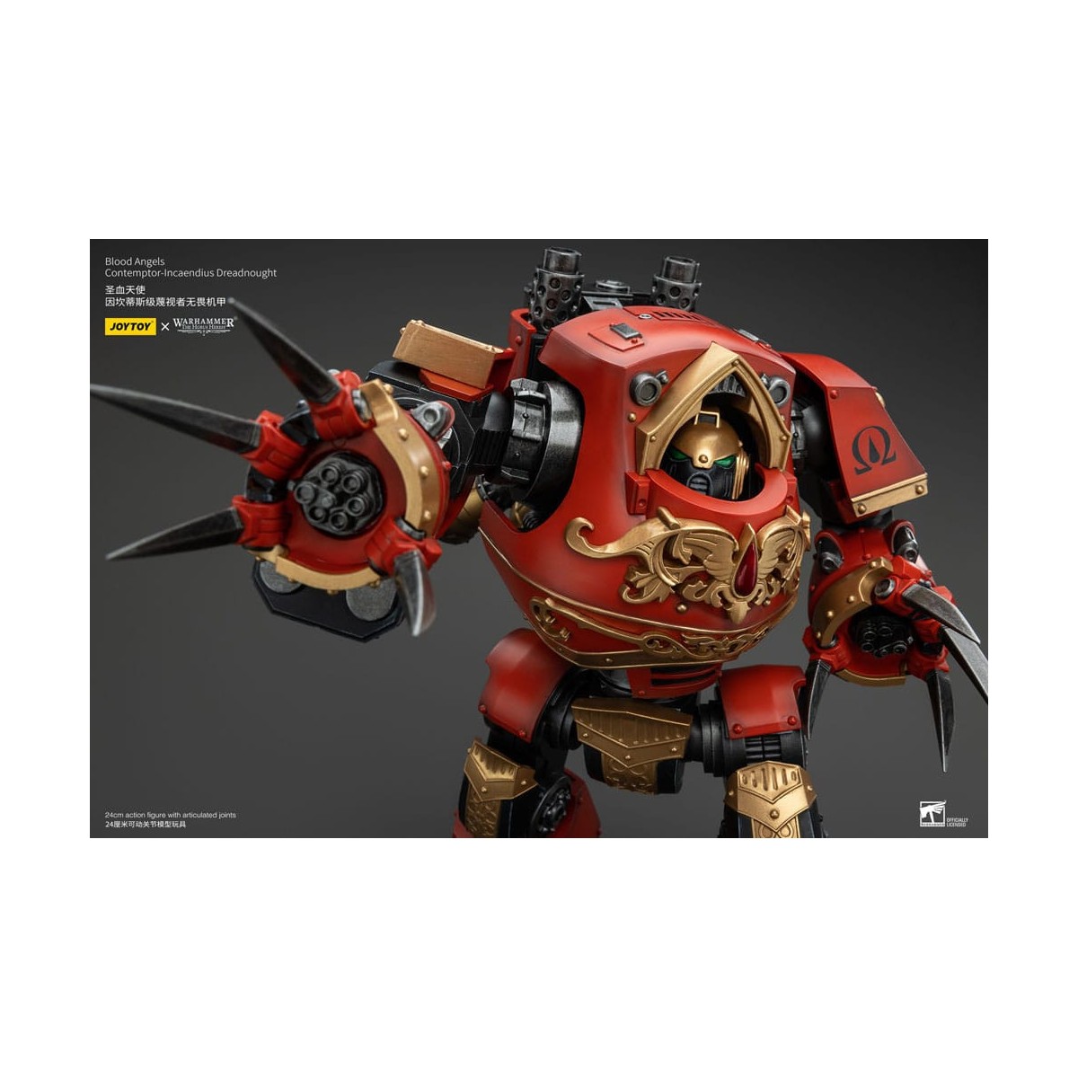 Joytoy - Warhammer - Blood Angels - Contemptor-Incaendius Dreadnought - The Horus Heresy