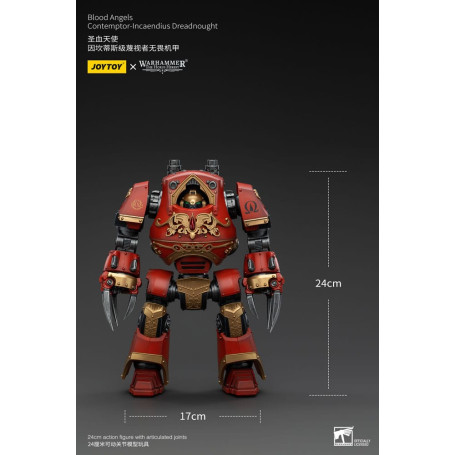 Joytoy - Warhammer - Blood Angels - Contemptor-Incaendius Dreadnought - The Horus Heresy