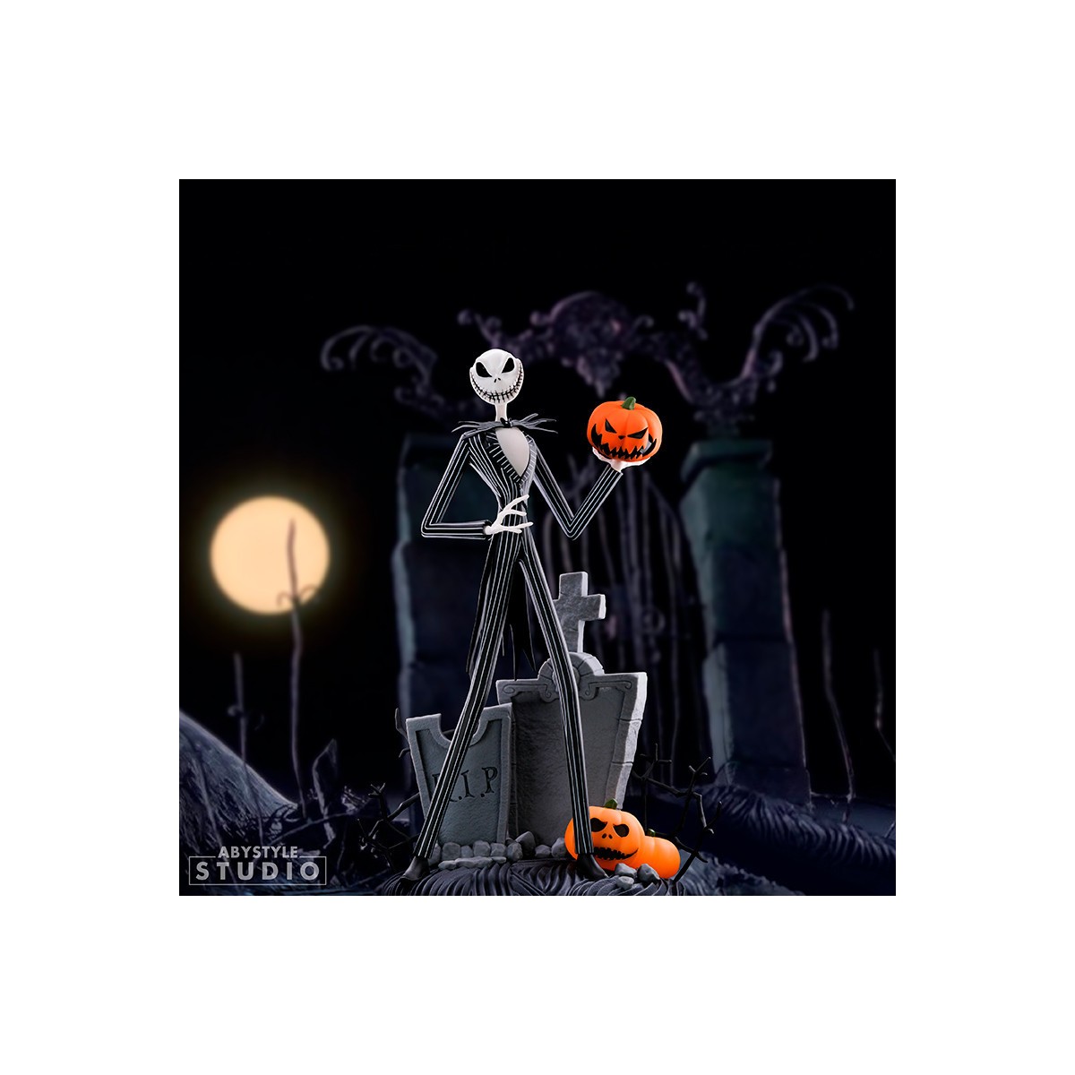 Abystyle - NIGHTMARE BEFORE XMAS - Jack scary smiling face - Super Figure Collection 1/10