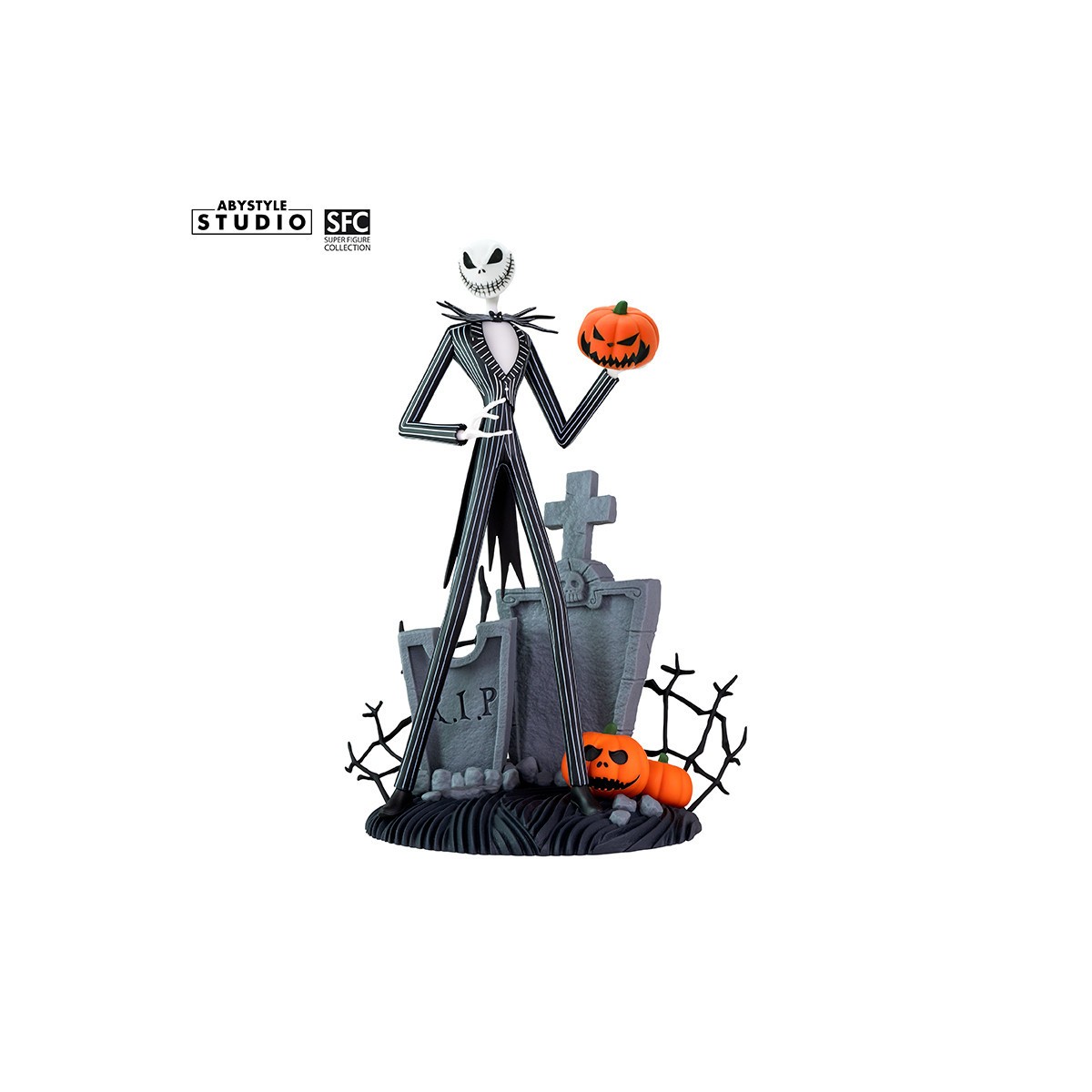 Abystyle - NIGHTMARE BEFORE XMAS - Jack scary smiling face - Super Figure Collection 1/10
