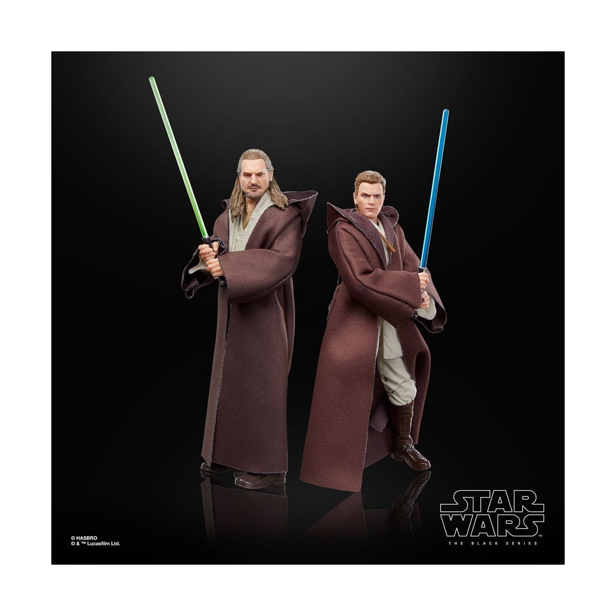 Star Wars Black Series - Pack Qui-Gon Jinn, Darth Maul, Obi-Wan Kenobi Episode I